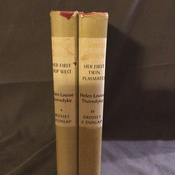 Honey Bunch #9 Trip West & #22 Twin Playmate by Helen Louise Thorndyke 1928-1941 - Picture 2 of 8